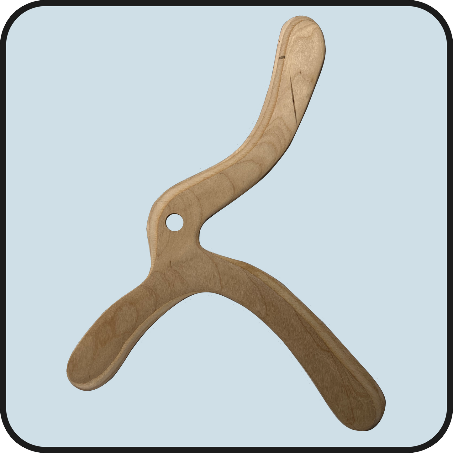 Left Handed Giggling Goose Wooden Returning Boomerang